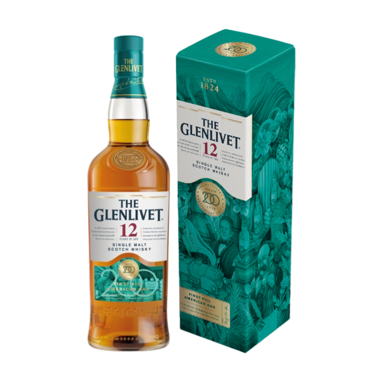 格蘭利威12年200週年限定版威士忌700ML