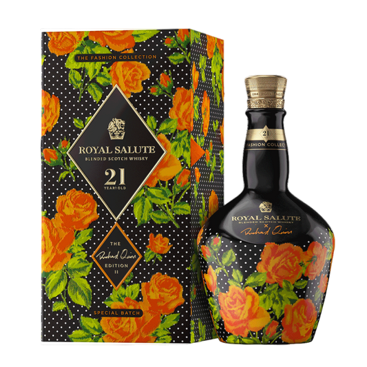 皇家禮炮21年2023時尚系列橙紅玫瑰威士忌700ML