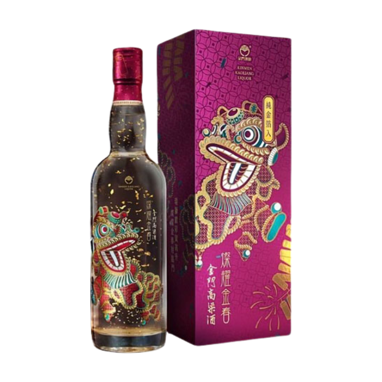 金門高粱114年燦耀金春禮盒(舞獅版)58度750ML