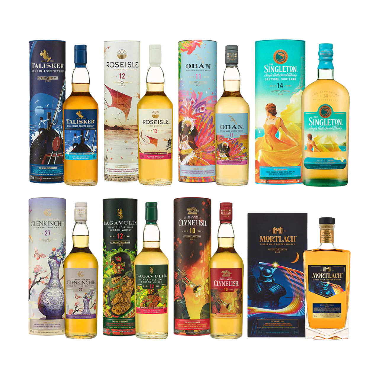 帝亞吉歐2023原酒臻選系列無垠之旅套組(8瓶)