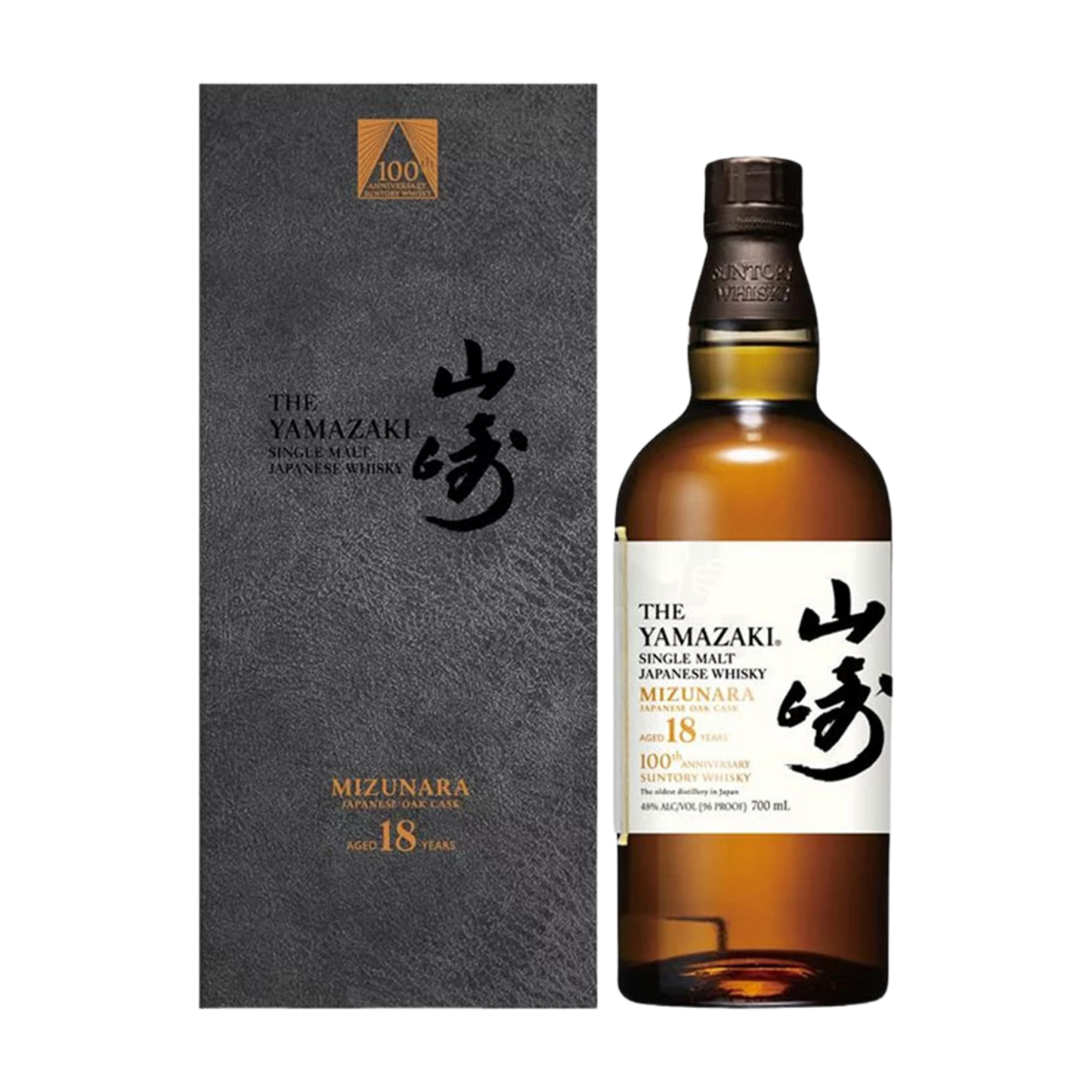 日本山崎18年100週年紀念版水楢桶威士忌700ML