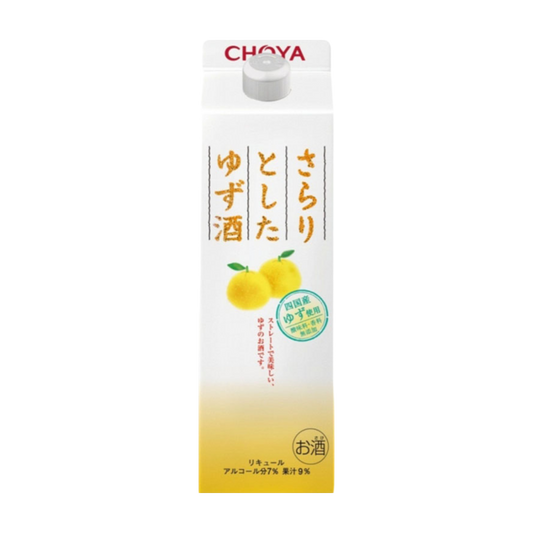 CHOYA柚子酒紙盒 1L