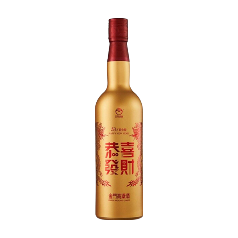 金門高粱緞金龍2024特仕版(恭喜發財)600ML