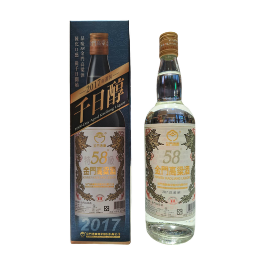 千日醇58度金門高粱2017年 750ML