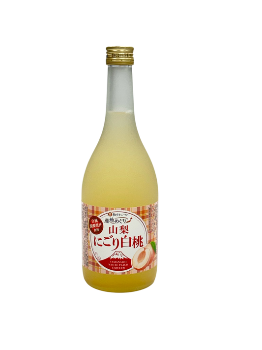 山梨雲霧白桃酒720ML