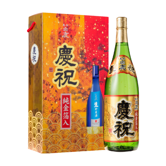 白鹿慶祝清酒1.8L禮盒