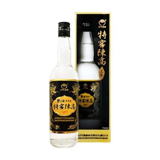 金門高粱戰酒黑金龍49.9%特窖陳高750ML