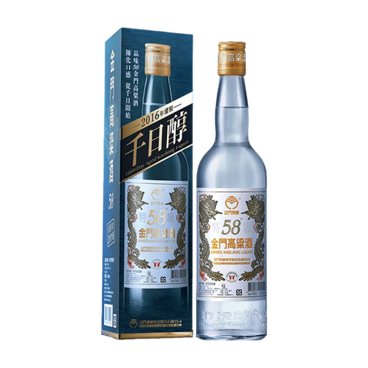 千日醇58度金門高粱酒2016年600ML