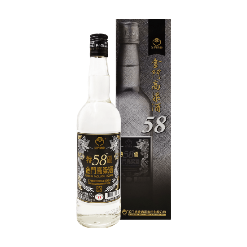 金門高粱58度特優高粱酒600ML(黑標) - 金盈酒藏GoldenFull 金門高粱58度特優高粱酒600ML(黑標) - 金盈酒藏GoldenFull