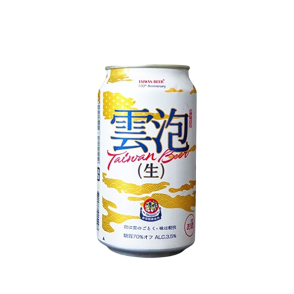 雲泡生啤酒340ml