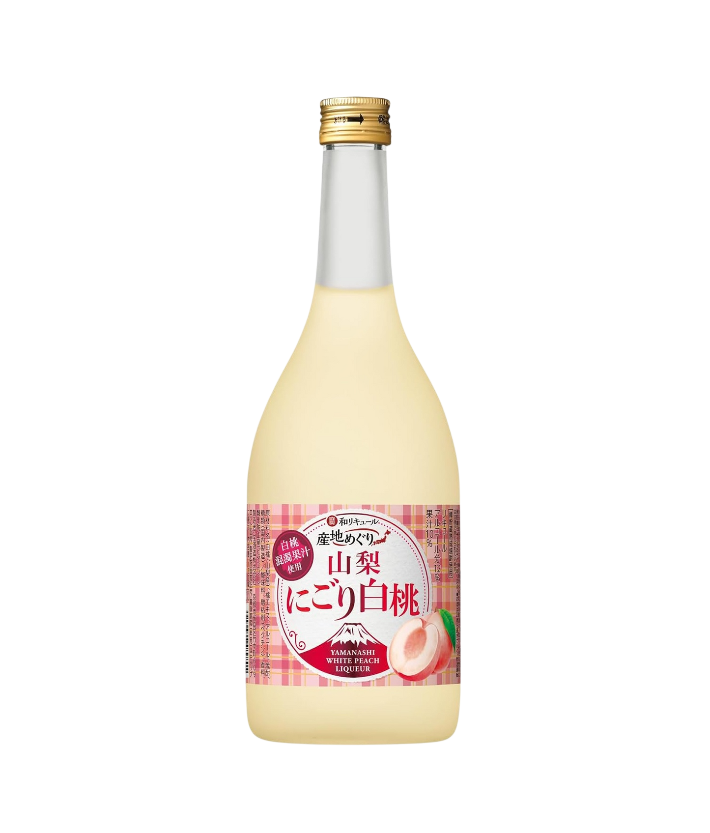 山梨雲霧白桃酒720ml