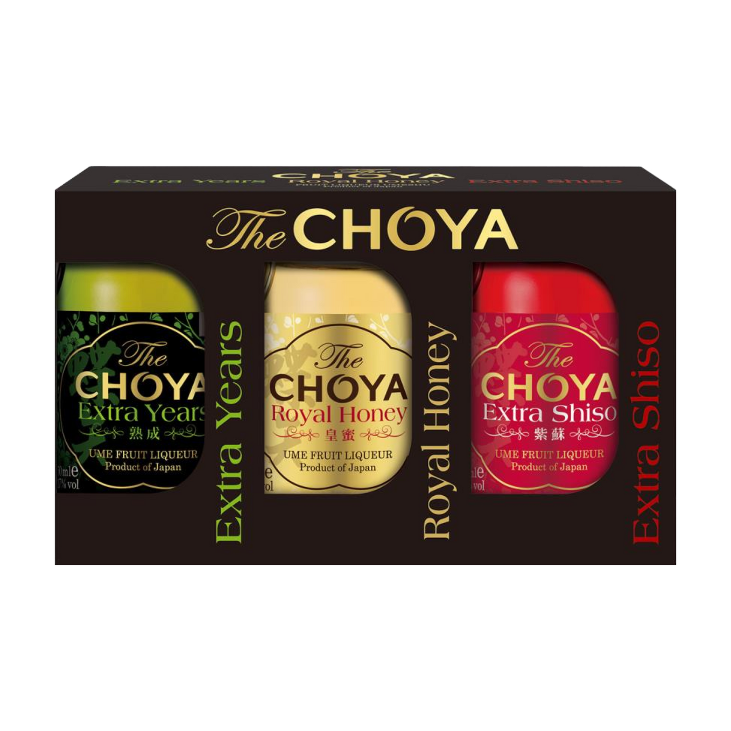 CHOYA梅酒小樣三入組60ML*3