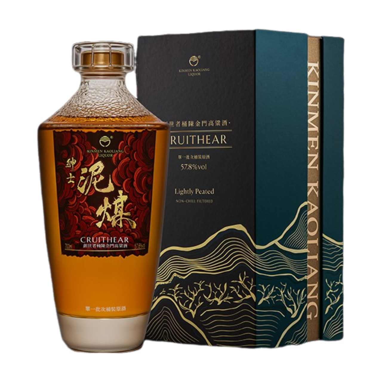 金門高粱創世者桶陳紳士輕泥煤桶57.8% 700ML - 金盈酒藏GoldenFull 金門高粱創世者桶陳紳士輕泥煤桶57.8% 700ML - 金盈酒藏GoldenFull