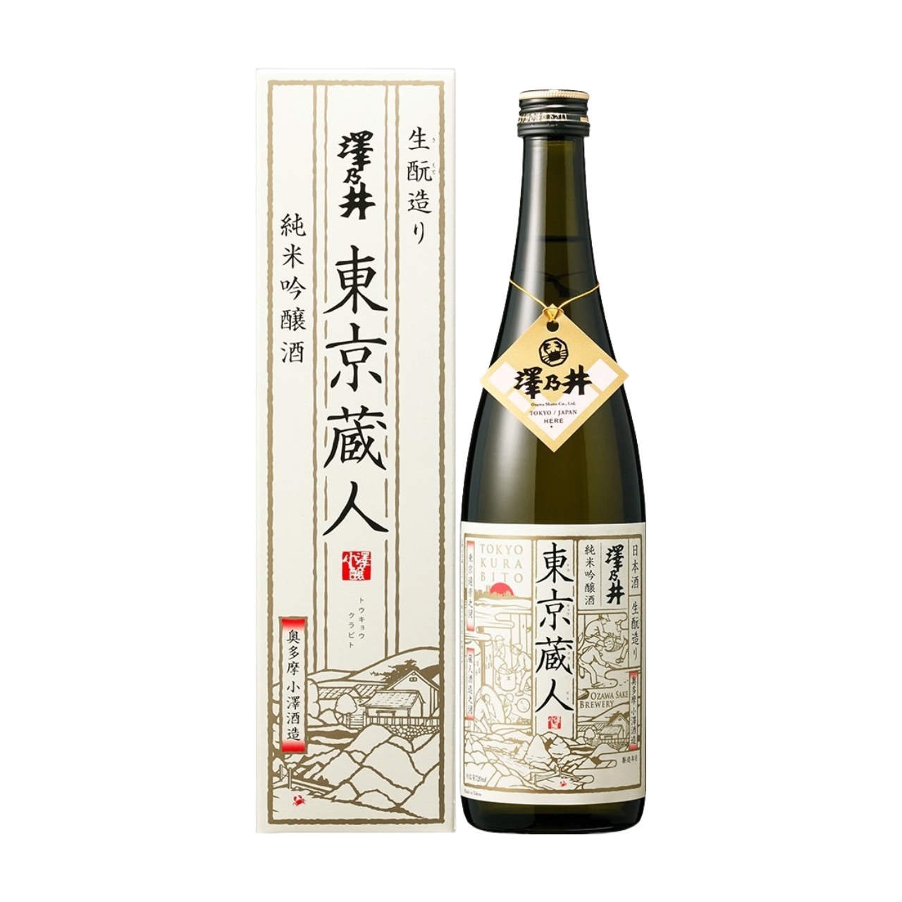 澤乃井東京藏人純米吟釀清酒720ML