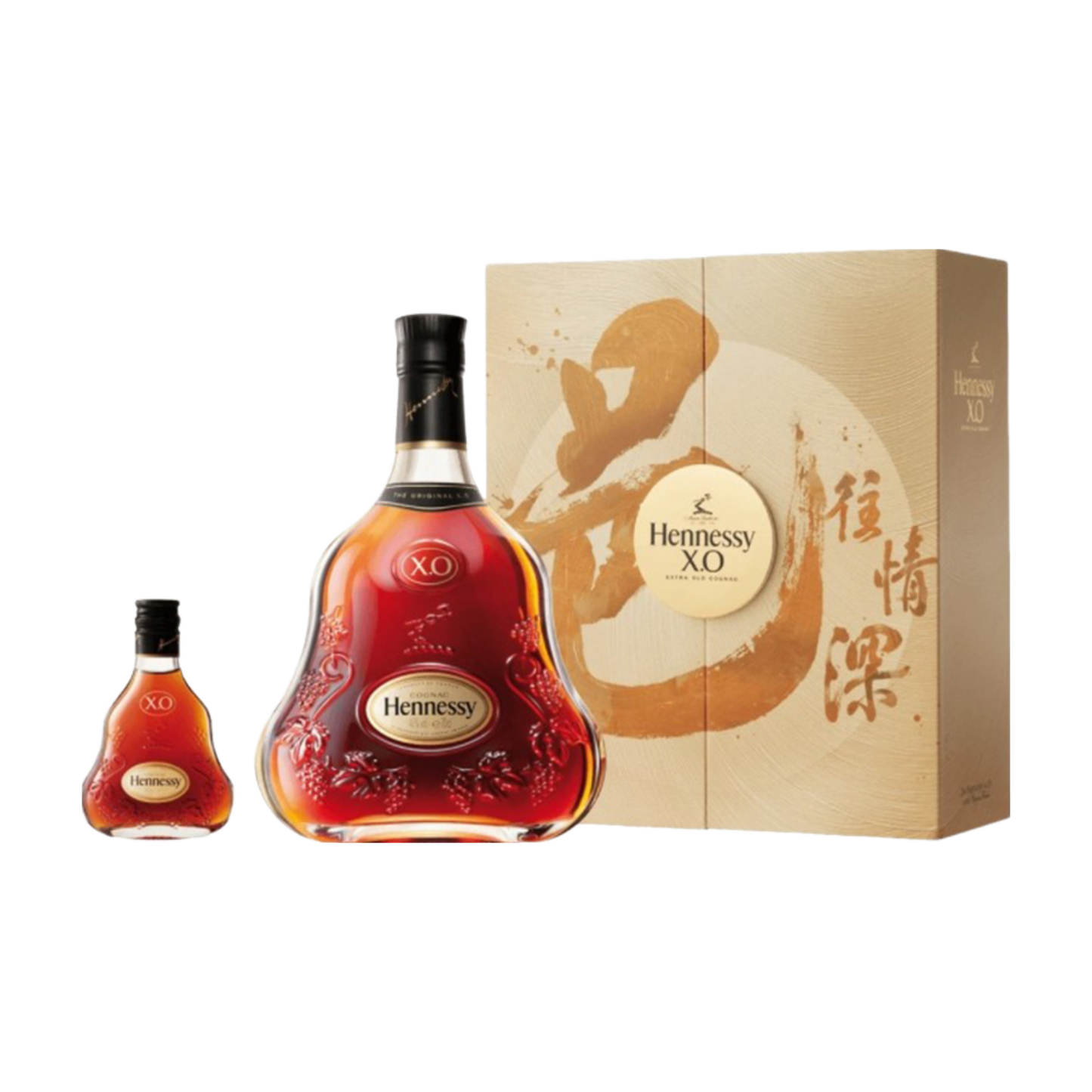 軒尼詩XO邑往情深禮盒(小樣酒)700ML