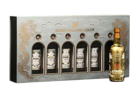 金門高粱酒58度白金龍袖珍時光寶盒
